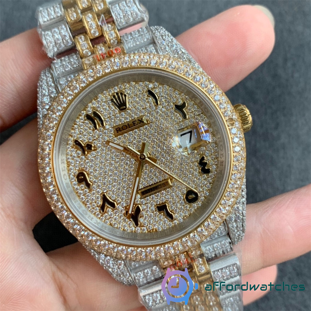Swiss Made Rolex Datejust Gypsophila Watch Copy